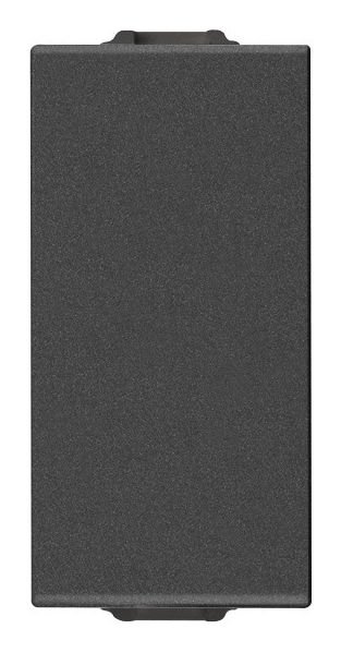 Vimar Neve Up 09041.CM Boş Kapak Karbon Siyah