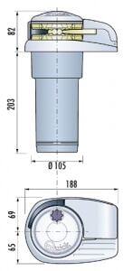 Quick DP2E 800 W 12 V Kavaleta 8 mm