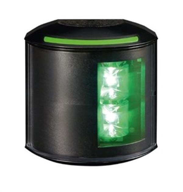 Aqua Signal 44 Serisi Ledli Sancak Seyir Feneri 12/24V Siyah