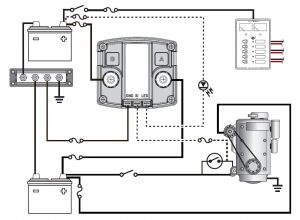 Blue Sea Systems Otomatik Şarj Rölesi 12/24 V 120 Amper