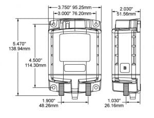Blue Sea Systems ML Serisi Uzaktan Kumandalı Akü Şalteri 24 Volt