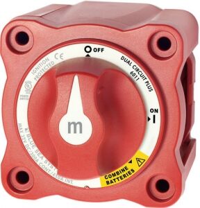 Blue Sea Systems M-Serisi Dual Circuit Plus akü şalteri