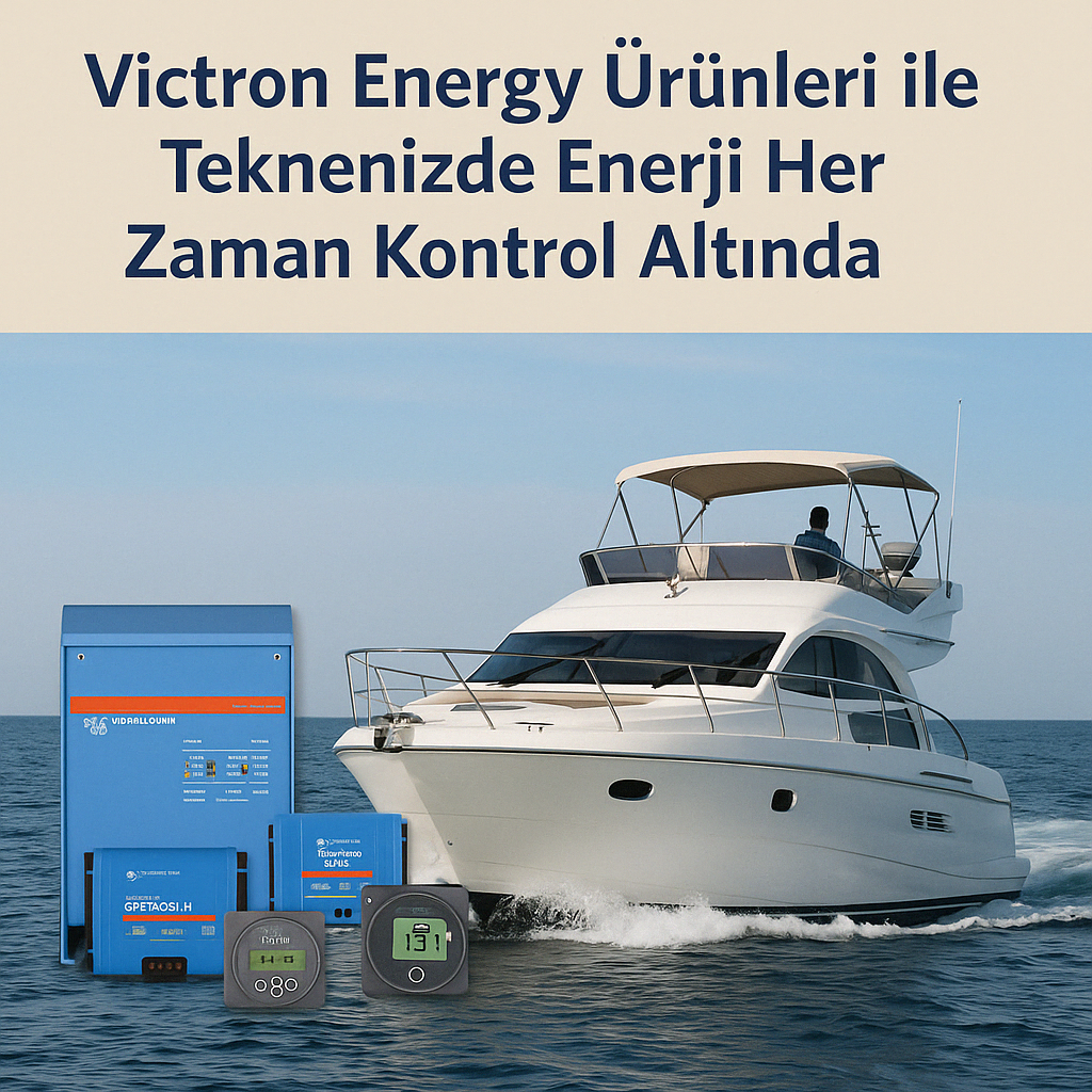 Victron Energy Ürünleri ile Teknenizde Enerji Her Zaman Kontrol Altında