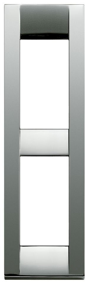 Vimar İdea 16782.36 Dar Krom İkili Çerçeve