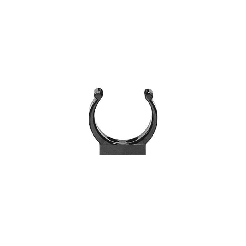 Plastic Support Clip, Ø50mm, Black