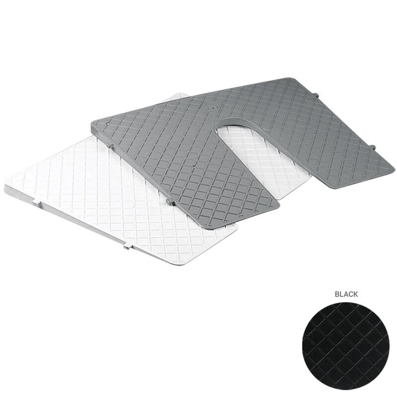 Transom Pad Tilted, 450x360mm, Grey