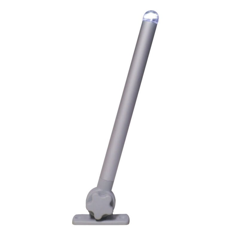 MICRO LED Işıklı Direk Katlanır 60cm, Beyaz Işık,Gri