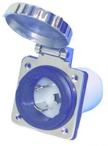 Osculati Paslanmaz Çelik 220V Priz 50 Amper