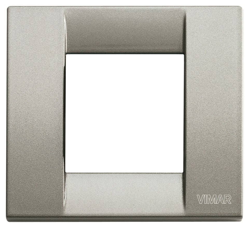 Vimar İdea 17092.24 Birli / İkili Titanium Çerçeve