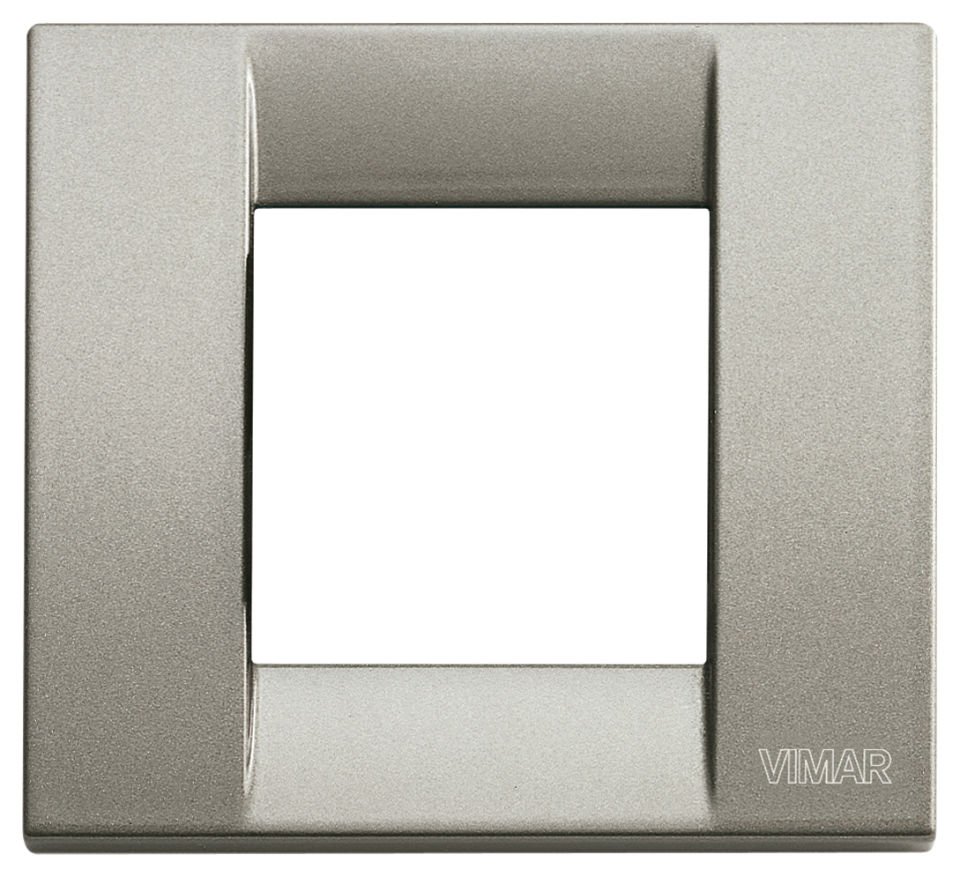 Vimar İdea 17092.24 Birli / İkili Titanium Çerçeve