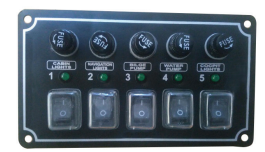Mors 5’li Switch Panel Yatay