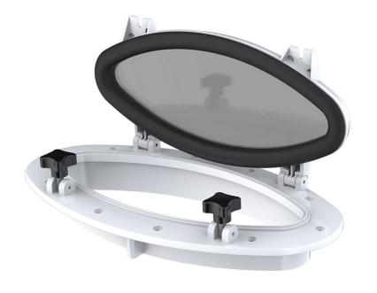 Seaflo Plastik Lumboz Oval Beyaz 20 x 40 cm