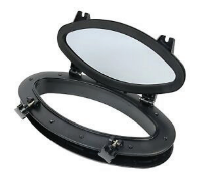 Seaflo Plastik Lumboz Oval Siyah 20 x 40 cm