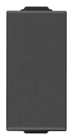Vimar Neve Up 09008.CM 1P No 10A Puşbuton Karbon Siyah