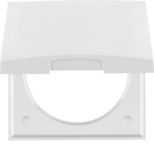 Berker İntegro Kapaklı Çerceve Beyaz