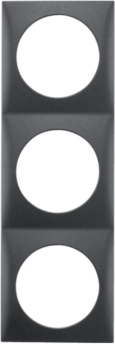 Berker İntegro Üçlü Çerceve Antrasit