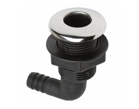 Krom Flanşlı Sintine Çıkışı Dirsek 1.1/4''