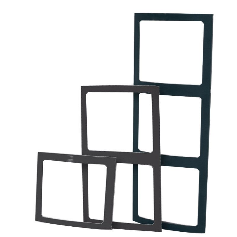 Kontrol Paneli Çerçevesi, Tekli,  L 9.5Cm W 10Cm, Siyah