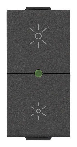 Vimar Neve Up 09135.1.CM Master Dimmer 230V Üniversal Karbon Siyah
