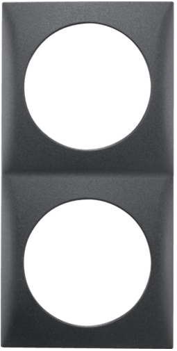 Berker Integro İkili Çerceve Antrasit