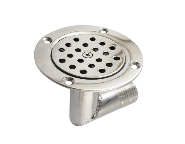 Yer Süzgeci Dirsekli 32 mm Çap 10 cm 316 Kalite