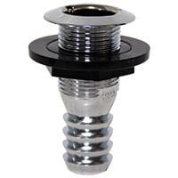 Kanal, Borda Çıkışı, 3/4'' Hortum İçin, Krom Renkli
