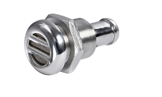 Hava Firarı Düz 5/8'' Krom 316 Kalite