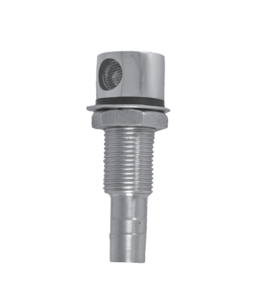 Hava Firarı Düz 1/2'' Krom