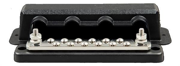 Busbar 250A 2P With 12 Screws + Cover