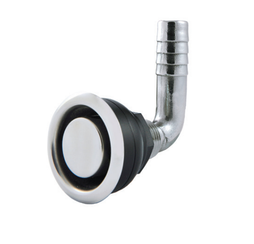 Hava Firarı Flanşlı Dirsek Krom 3/4''