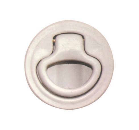 Gömme Kulp Yaylı Beyaz Çap 60 mm
