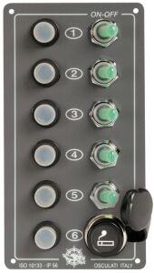 5li Çakmaklı Sigorta Paneli 170x90 mm 15 A