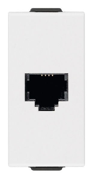 Vimar Never Up 09320 Telefon Soketi RJ11 6/4 Beyaz