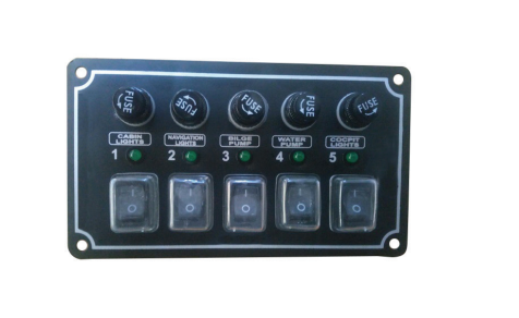 Mors 6’lı Switch Panel  Yatay