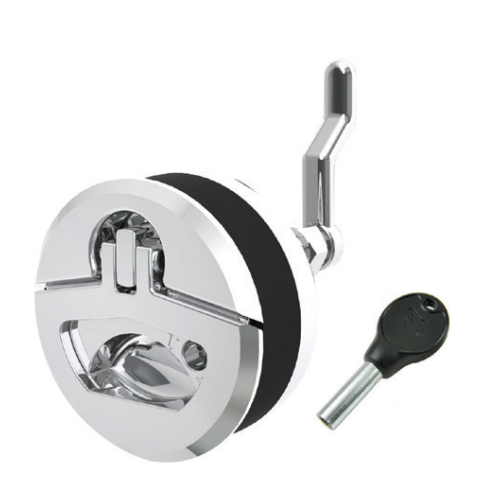 Motor Kapağı Kulbu Yuvarlak Kilitli 65x25mm 316 Kalite