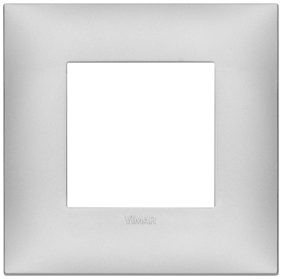 Vimar Neve Up 09662.21 2M Çerçeve TP Mat Gümüş
