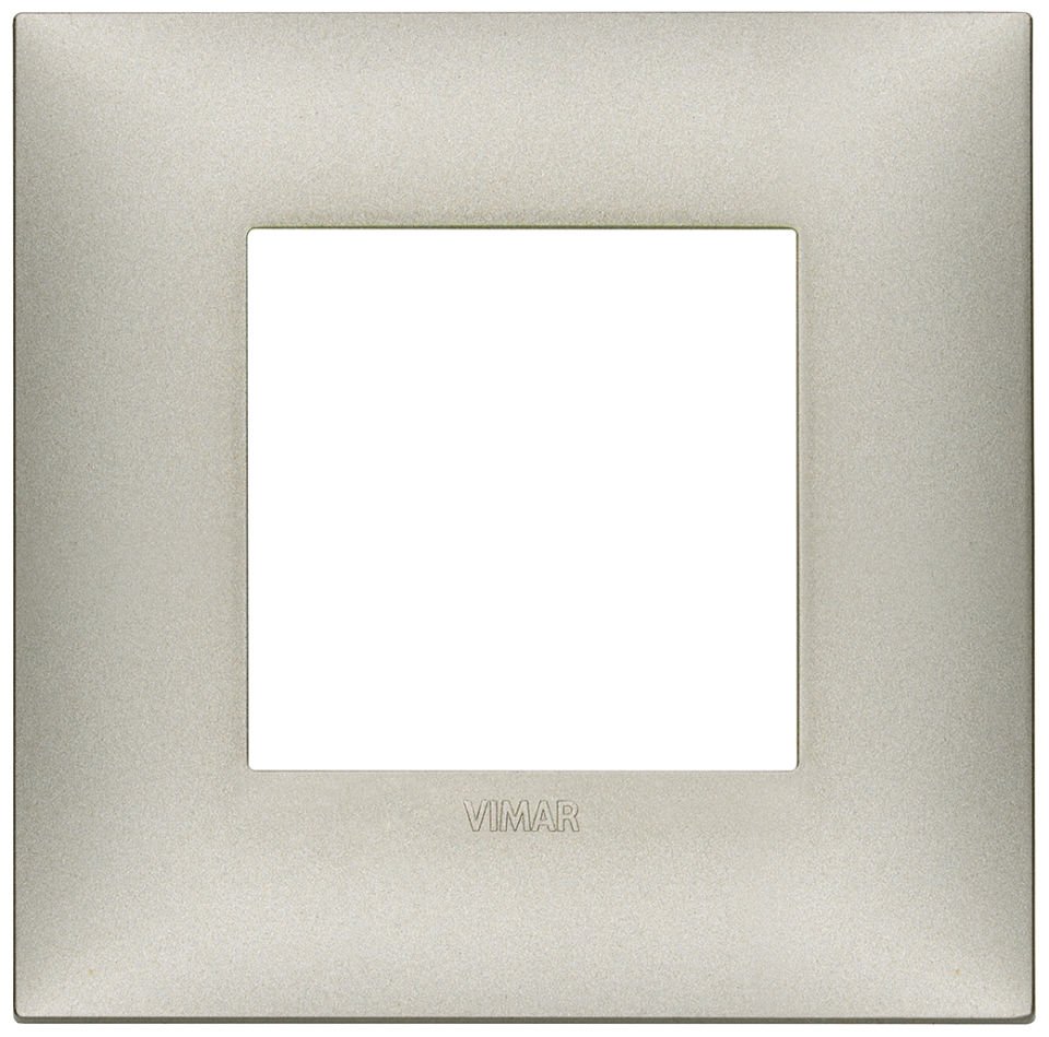 Vimar Neve Up 09662.22 2M Çerçeve TP Mat Nikel