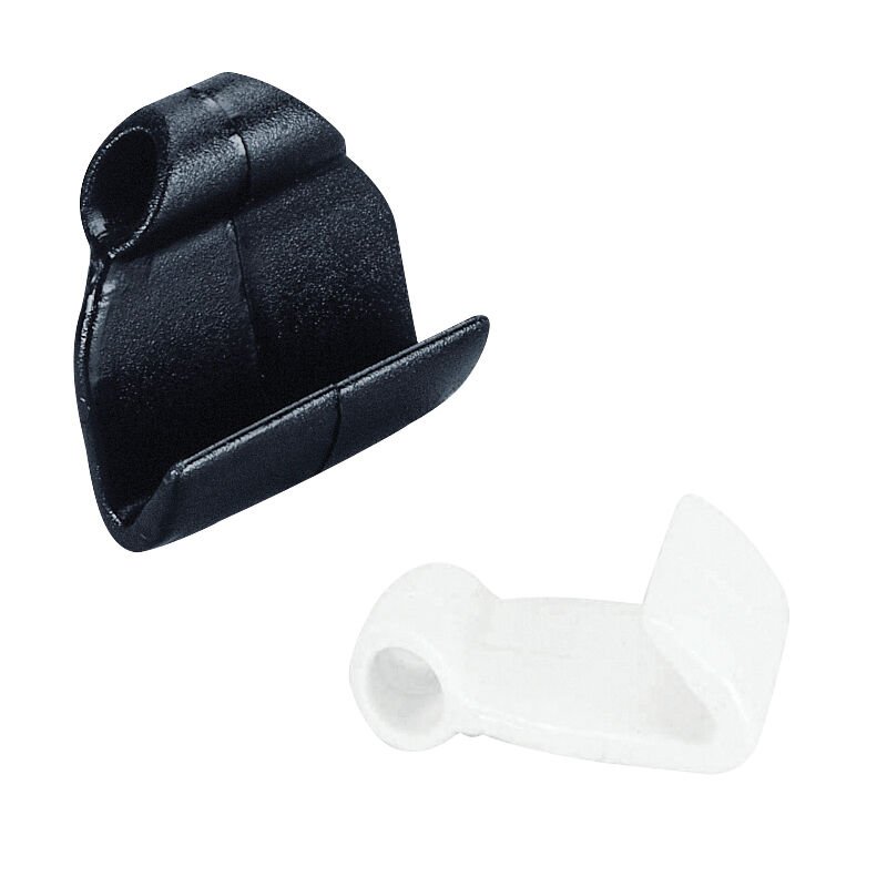 Hook f/Infl. Boat Cover, 40x40mm, Ø6mm Rope, Black