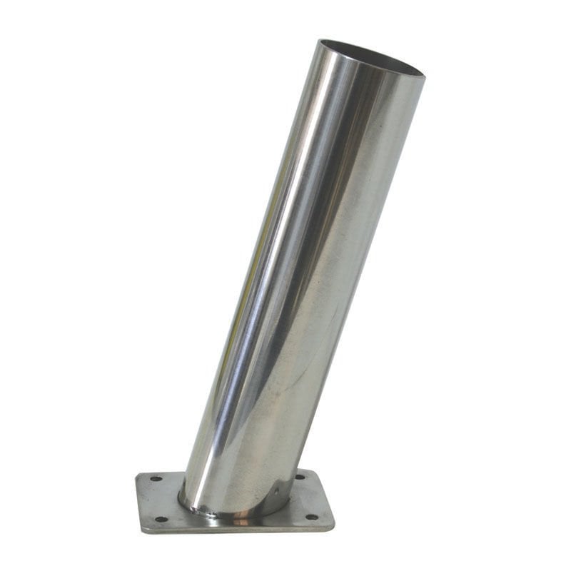 Kamış tutamağı (Güverte Tipi), Inox 316, L232mm, W51mm, ø44,5mm