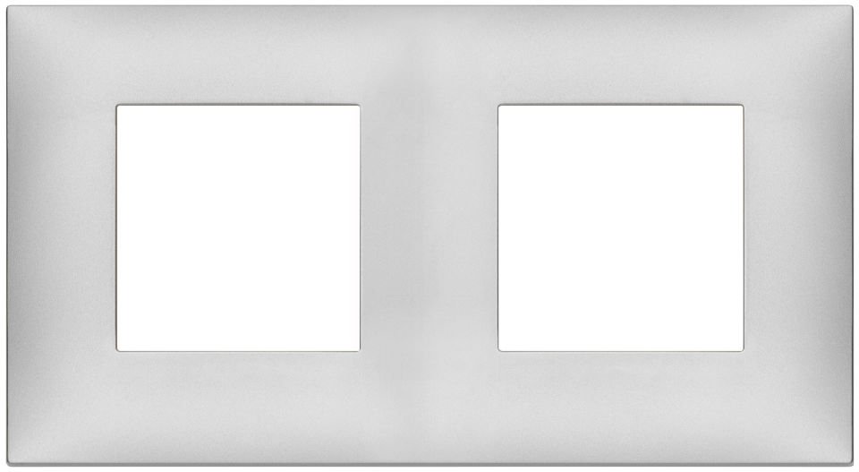 Vimar Neve Up 09644.21  4M Çerçeve (2+2) x71 TP Mat Gümüş