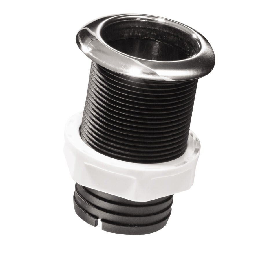 Thru-Hull w/Inox Flange 1 ½'',w/Hose Barb Ø38mm, L117mm