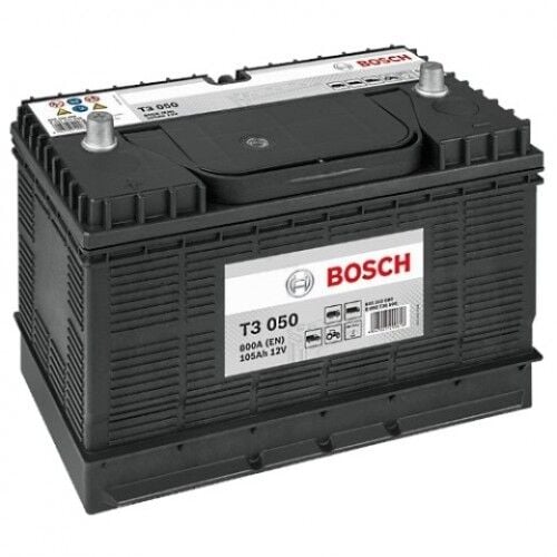 Bosch T3 12V 110Ah 1050CCA Kapalı Bakımsız Sulu Start&Servis Aküsü 0092T30141