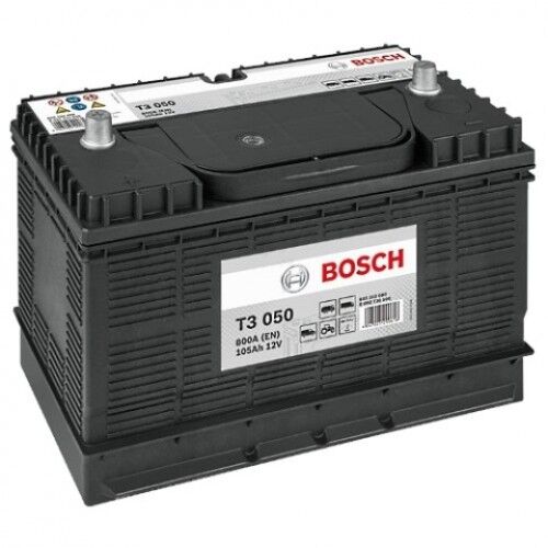 Bosch T3 12V 110Ah 1050CCA Kapalı Bakımsız Sulu Start&Servis Aküsü 0092T30141