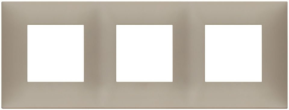 Vimar Neve Up 09666.12 6M Çerçeve (2+2+2) x71 TP Mat Boz Kahverengi