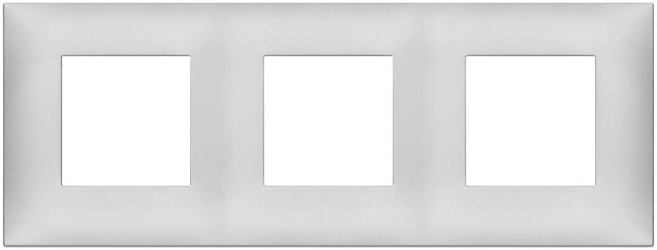 Vimar Neve Up 09666.21 6M Çerçeve (2+2+2) x71 TP Mat Gümüş