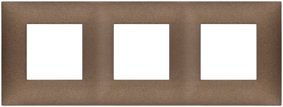 Vimar Neve Up 09666.24 6M Çerçeve (2+2+2) x71 TP Mat Bakır