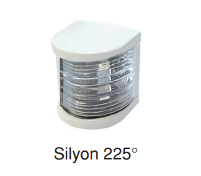 Küçük Seyir Feneri Beyaz Silyon 12 V Led