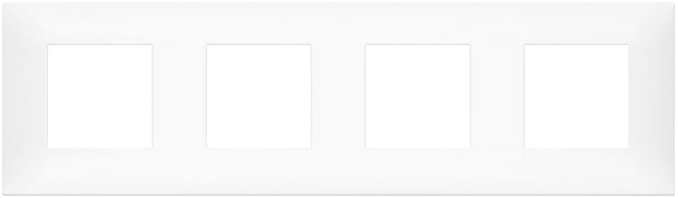 Vimar Neve Up 09668.11 Plate 8M (2+2+2+2) x71 TP Mat Beyaz