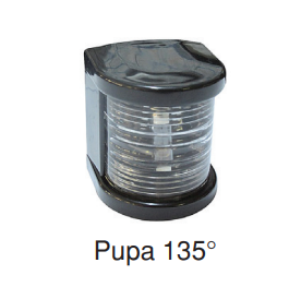 Küçük Seyir Feneri Siyah Pupa 12 V Led