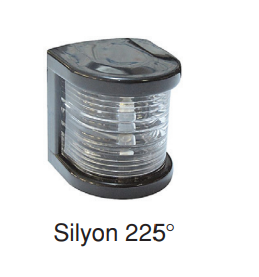 Küçük Seyir Feneri Siyah Silyon 12 V Led